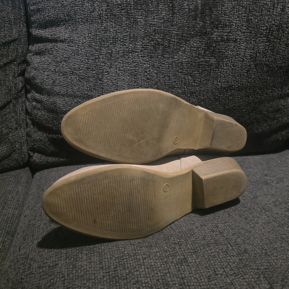 Serra | Women's Tan Low Ankle Boots Size 10 - Picture 4 of 6
